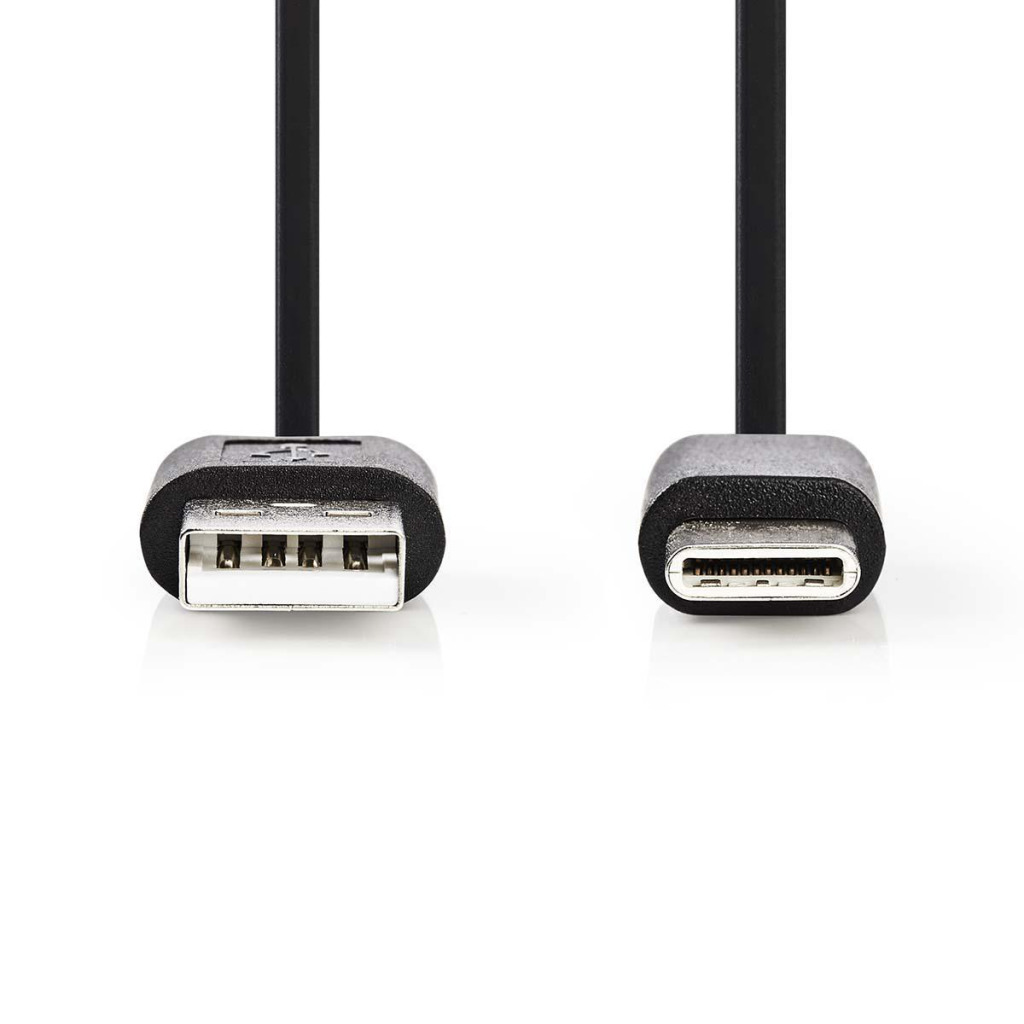 Nedis CCGP60600BK01 Usb 2.0-kabel Type-c Male - A Male 0